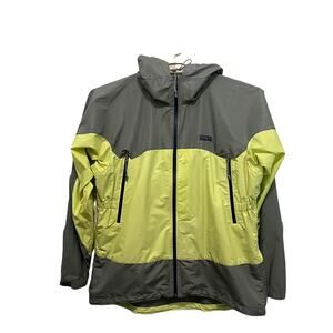 Patagonia Windbreaker Jacket Essenshell Men's XL Vintage Gray y2K Some Spots